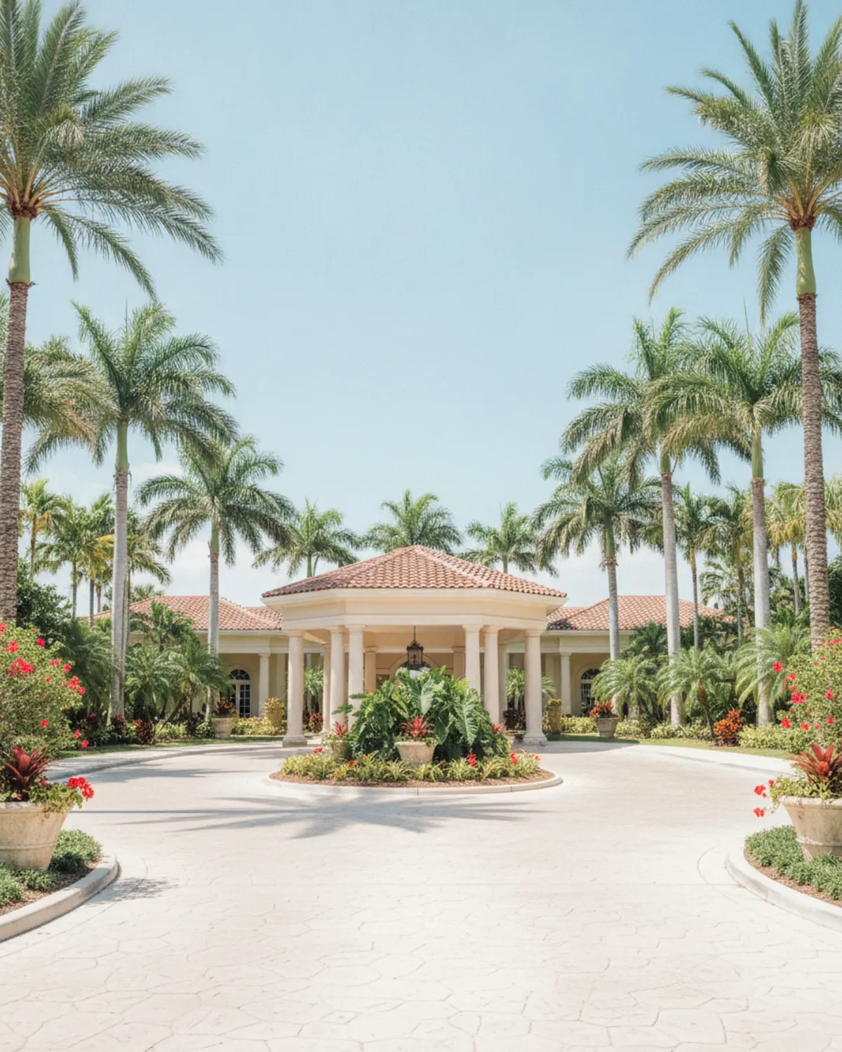 A South Florida commercial landscape maintained by GRC Services